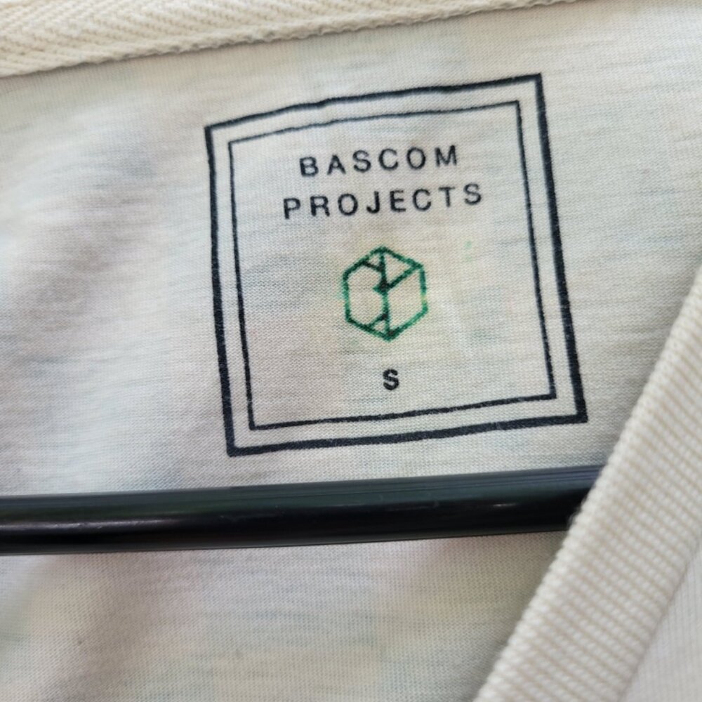 White & Seafoam Los Angeles Checked Shirt - Made by Bascom Projects - Size S - Picture 5 of 7